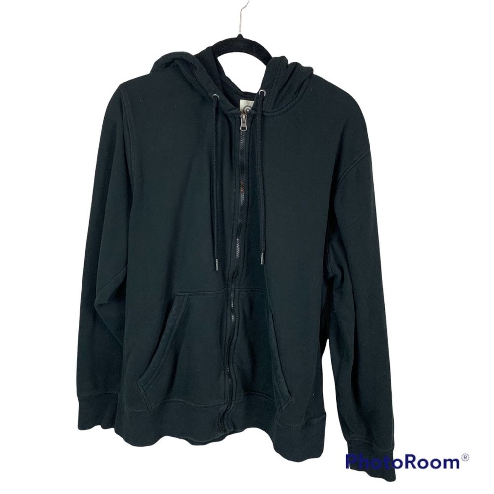 Champion Zip up Black hoodie mens size XL